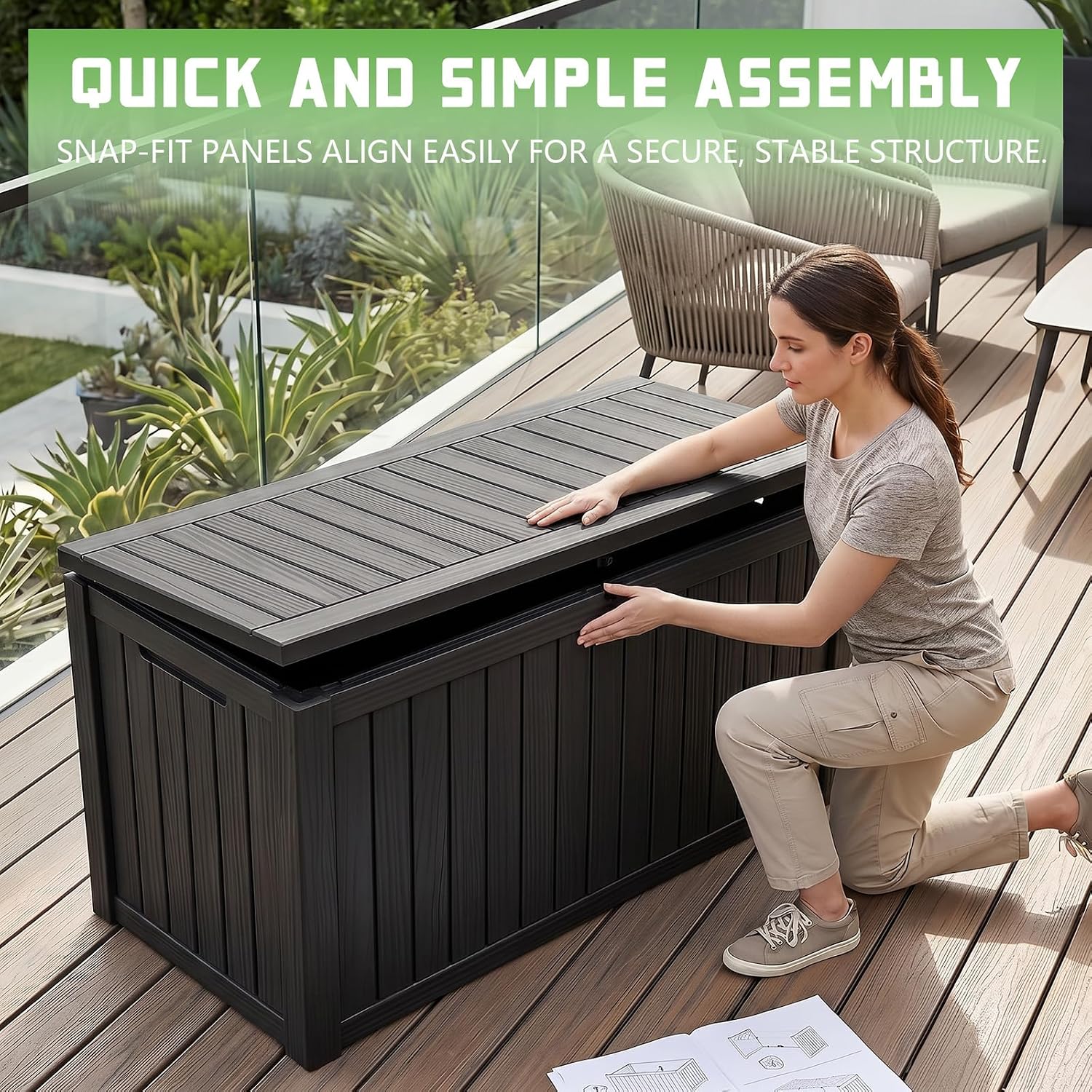 Cassa da Esterno in Resina da  - Gardening Tools Box recensione e prezzo