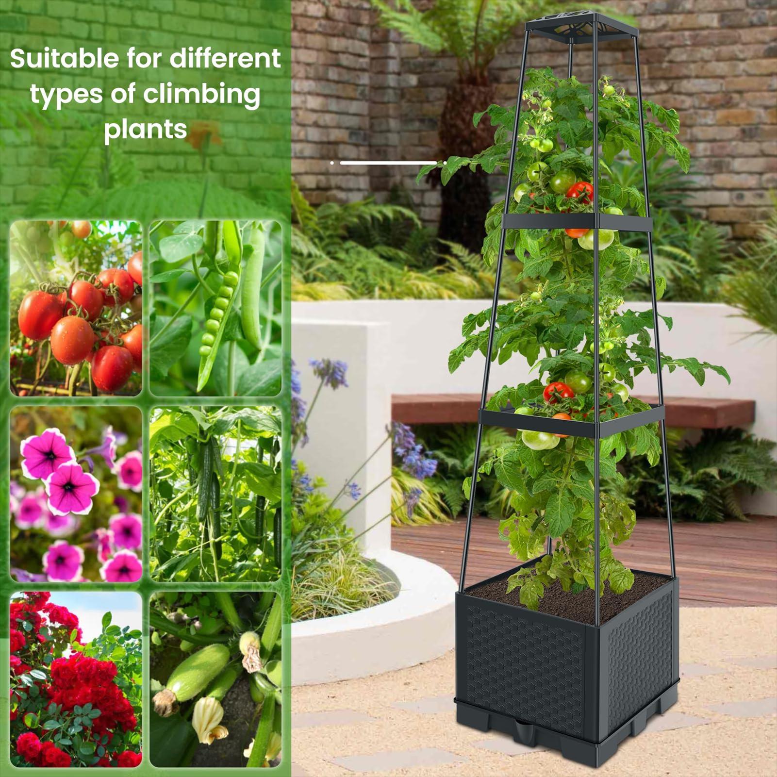 Fioriera rialzata con tralicci - Self-Watering Planter recensione e prezzo